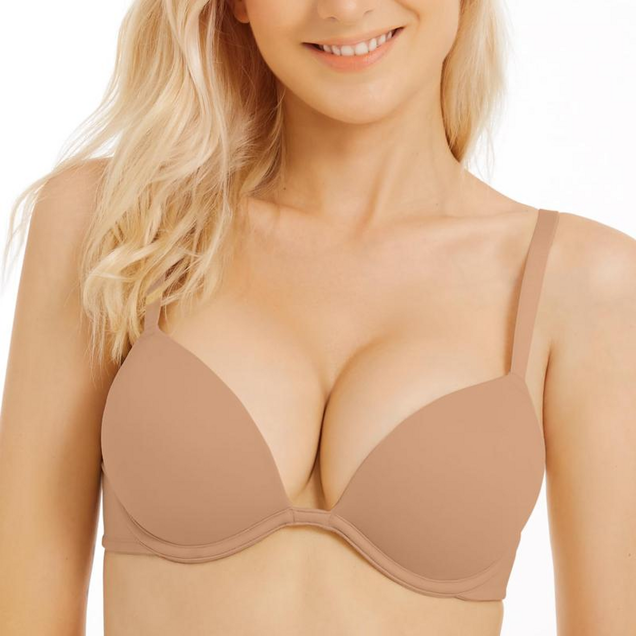 Deep V Push Up Padded Everyday Bras